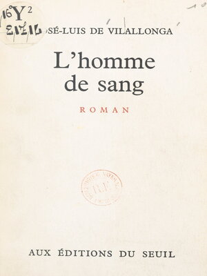 cover image of L'homme de sang